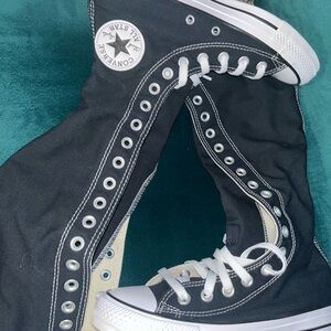 Converse Black and White High-Tops